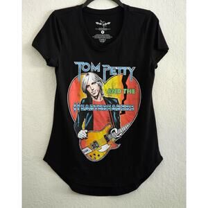 Tom Petty & The Heartbreakers Vintage Graphic T Shirt Women’s Medium Classic